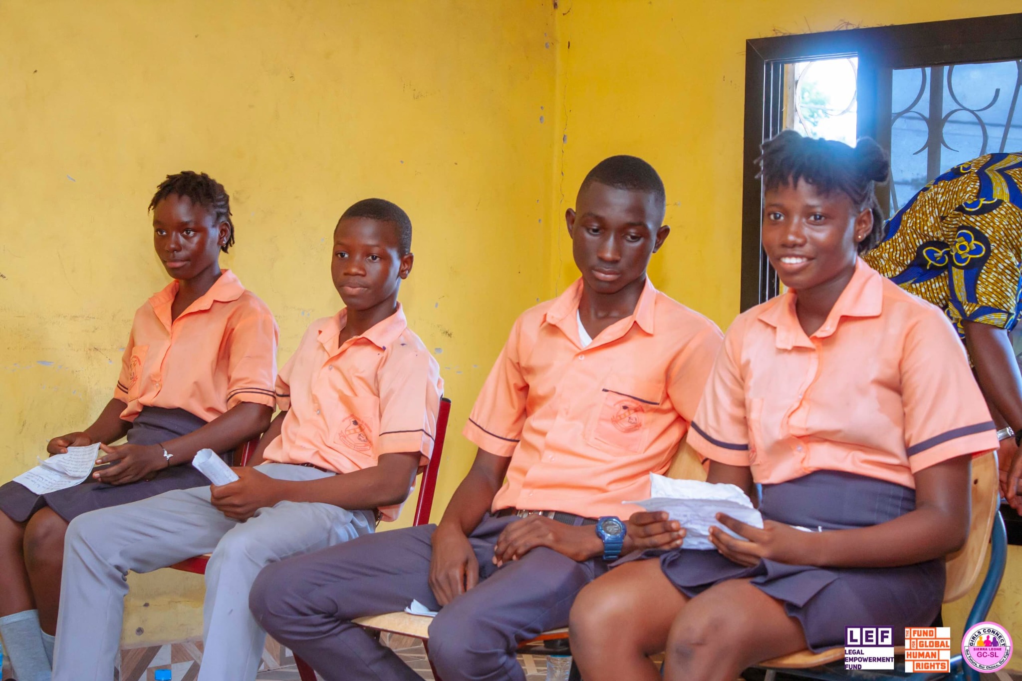 Girls participating in a Girls Connect learning session